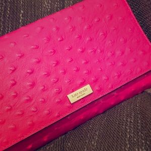 Kate Spade Phoenix Riverside Street ostrich wallet